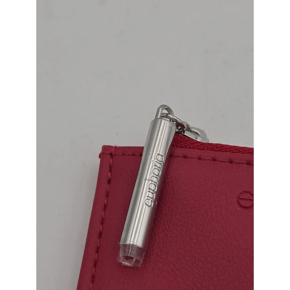 Calvin Klein Euphoria Red Zip Coin Purse Cosmetic Pouch